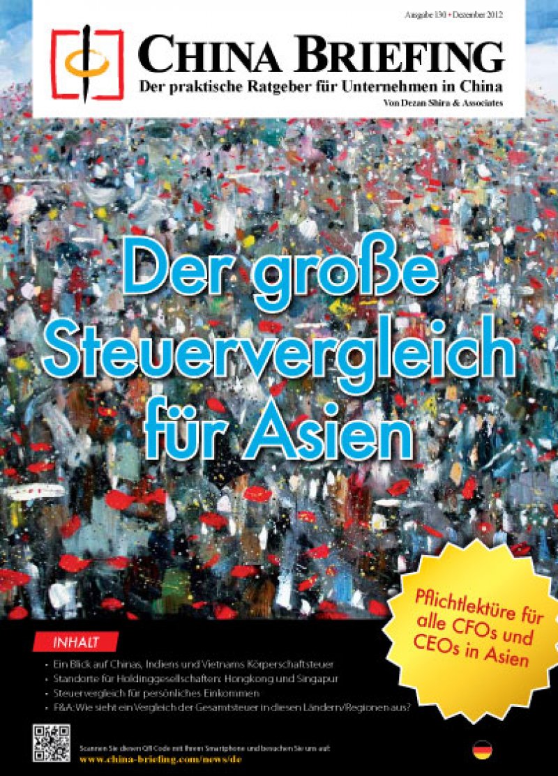 Der große Steuervergleich für Asien