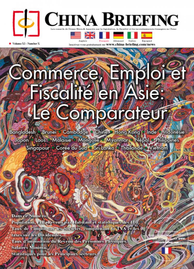 Commerce, Emploi et Fiscalité en Asie: Le Comparateur