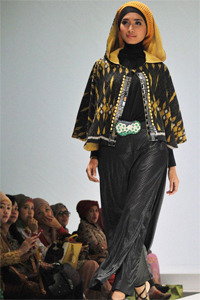 Contemporary and stylish Islamic haute couture by designer Irna Mutiara