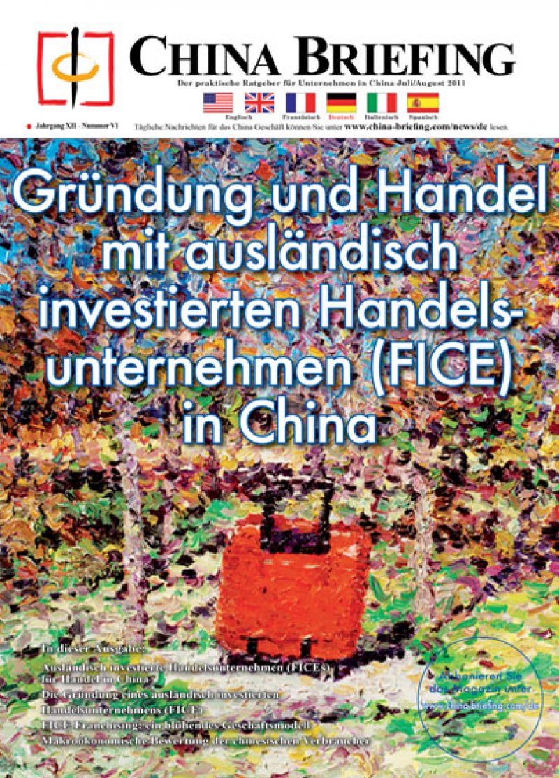 Gründung und Handel mit ausländisch investierten Handelsunternehmen in China