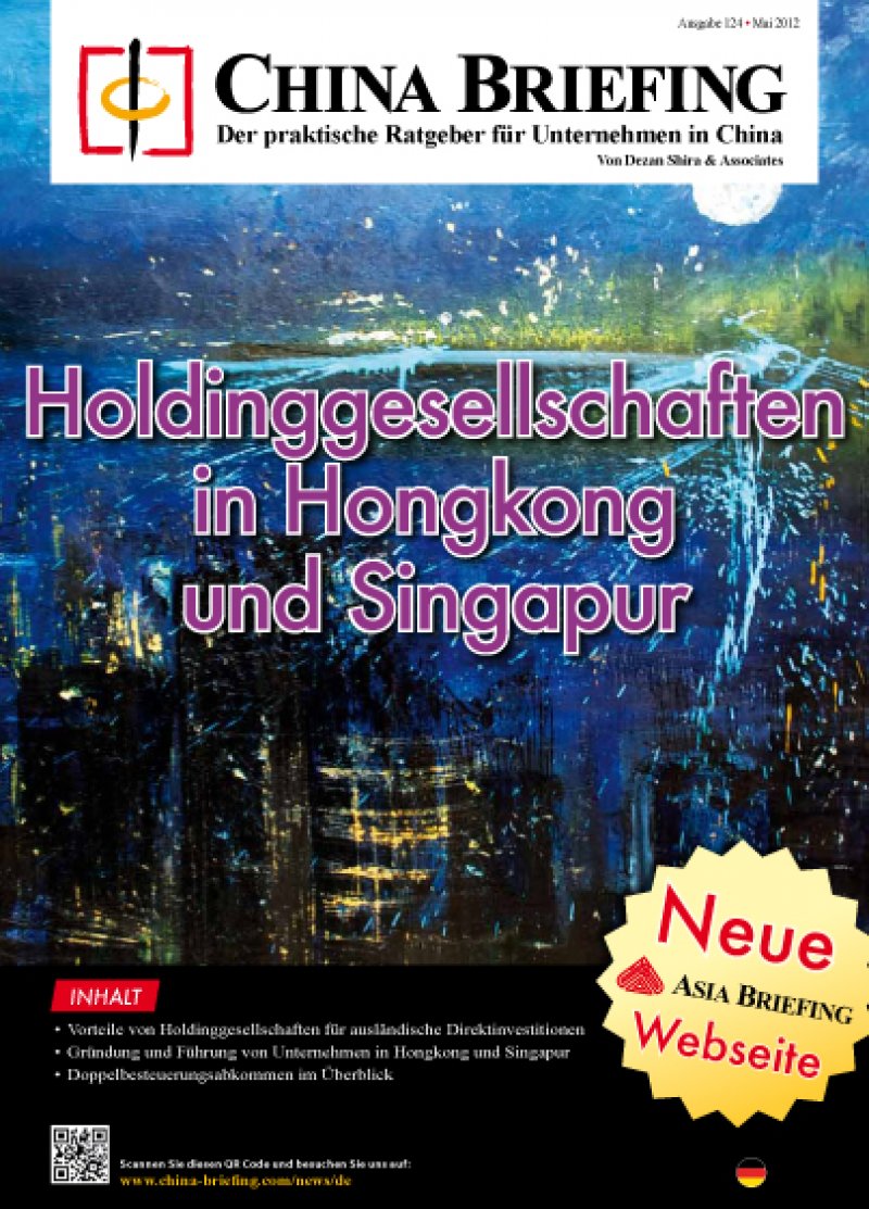 Holdinggesellschaften in Hongkong und Singapur