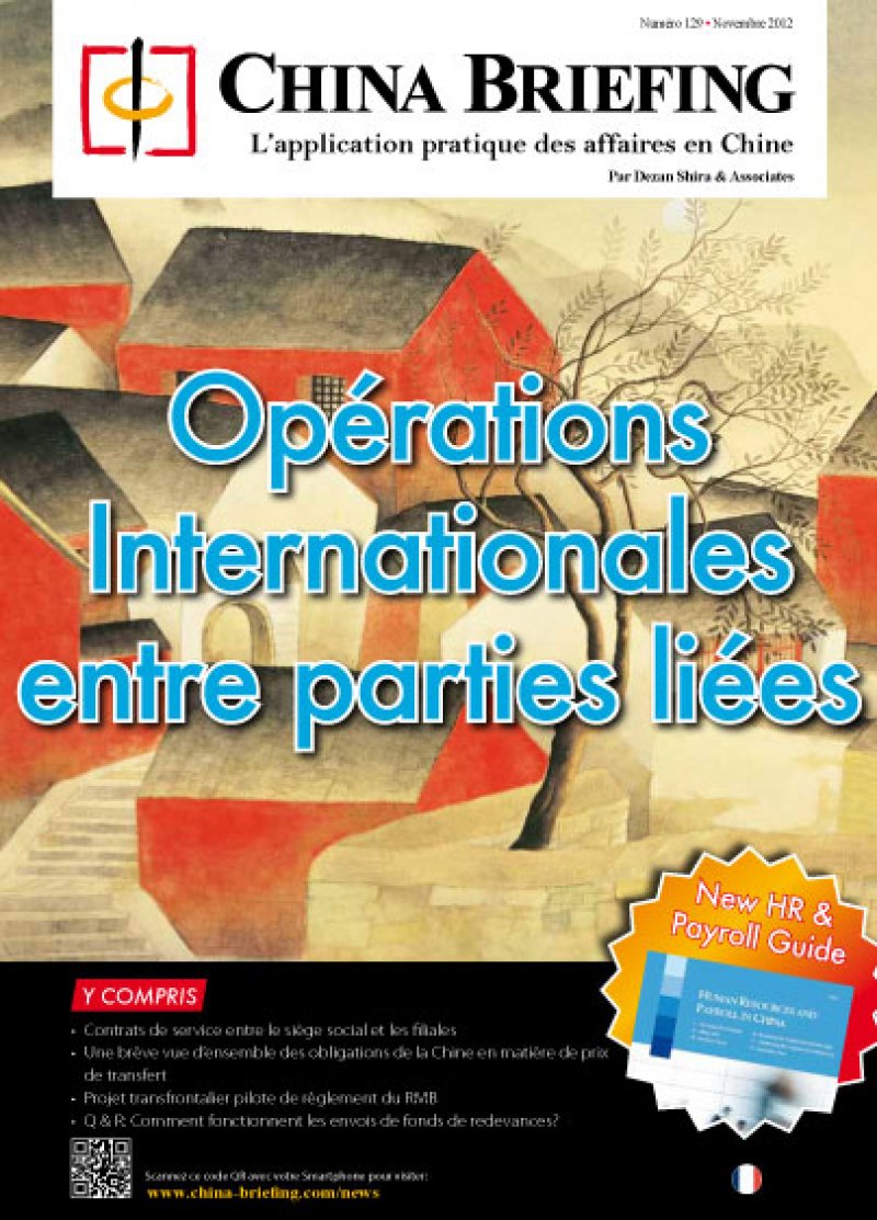 Opérations Internationales entre parties liées 