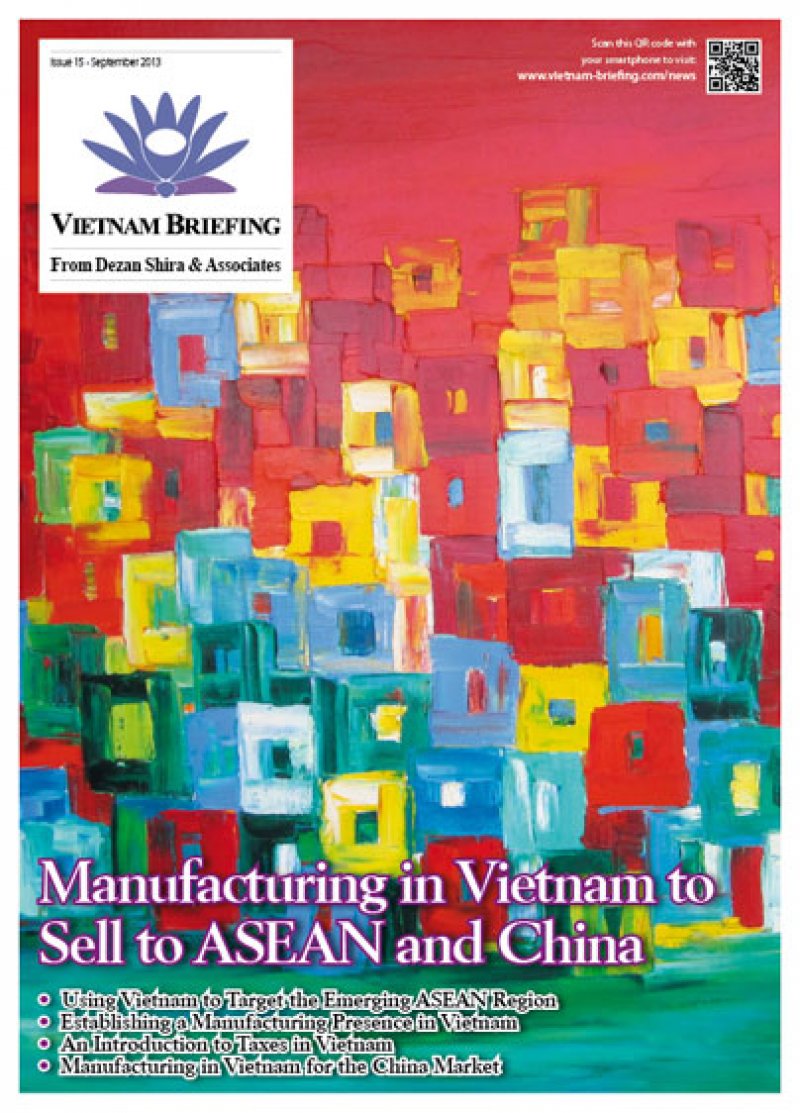 Manufacturing in Vietnam to Sell to ASEAN and China