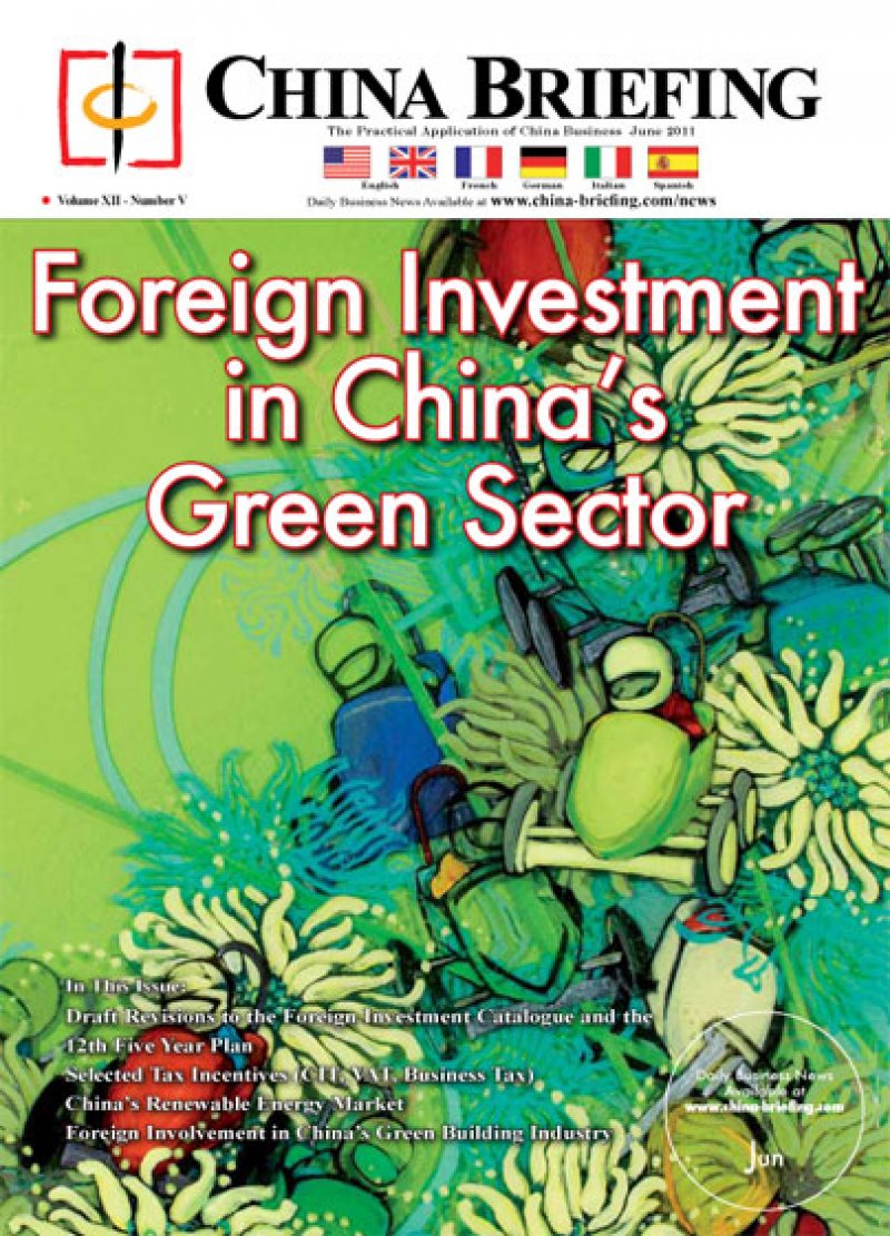 Foreign Investment in China’s Green Sector