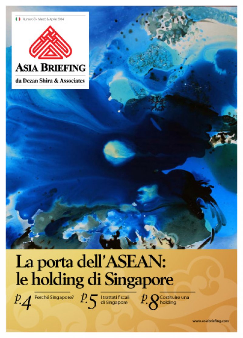La porta dell’ASEAN:le holding di Singapore