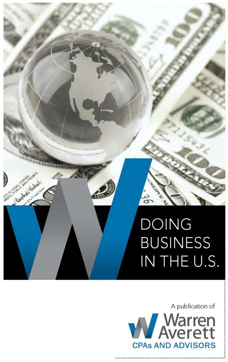 Doing Business in the U.S. Tax Guide