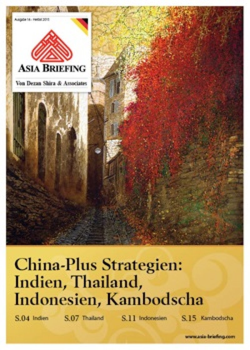 China-Plus Strategien: Indien, Thailand, Indonesien, Kambodscha